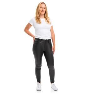 1822 denim Coated ankle/skinny jeans Size 12p mob Wife Girl's night out Festival